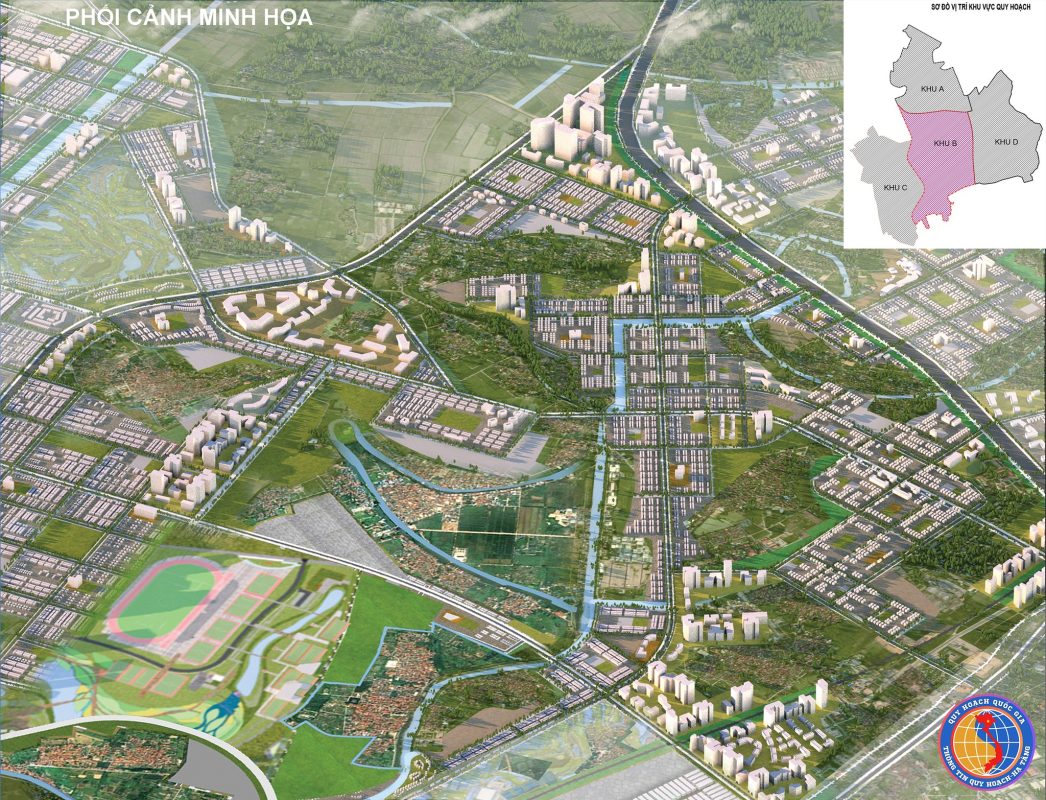 Quy hoạch phân khu B đô thị thể thao vinhomes olympic