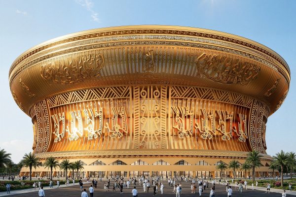 phối cảnh sân vận động trống đồng 135.000 chỗ ngồi