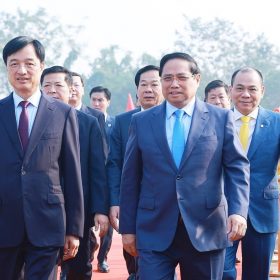 thủ tướng chính phủ & chủ tịch hà nội cùng chủ tịch tập đoàn Vingroup tham dự lễ khởi công vinhomes olympic